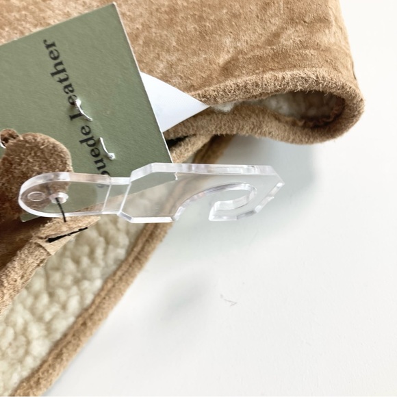 Goodfellow & Co Tan Suede Gloves with Textured Grip - Picture 9 of 12